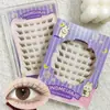 Caja de Regalo para Pestañas Postizas Transfronterizas Empaque Ocho Filas Yf08 Pestañas Extendidas Frescas y Delgadas Pestañas Postizas Naturales Sin Pegamento
