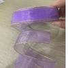Cinta de Gasa de Nieve de 2.5 cm DIY Hecha a Mano Cinta de Rosas Accesorios para el Cabello Fabricación de Lazos Regalo Cinta para Decoración de Pastel