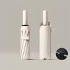 60-Bone Full-Automatic Sunny e Rainy Dual-Use Double Dragon Bone Umbrella Mulheres Alongadas Masculino Protetor Solar de Borracha Preta UV Print Logo