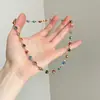 Nuevo collar de cuentas de estilo chino en color dopamina para mujer, gargantilla versátil vintage, accesorio de cadena para clavícula de nicho de alta gama