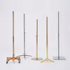 Base de Soporte Universal con Rueda Triangular de Fondo Alto Soporte Base Redonda Cuadrada Accesorios de Base para Maquetas Varilla de Soporte