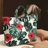 2026 Nuevo Sitio Independiente Transfronterizo Temu Bolso de Mano Impermeable PVC+Lona Portátil de Viaje Bolso de Hombro Bolso Tote