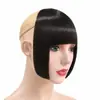 Peluca para Mujer con Flequillo, Corte Dulce y Fresco de Princesa, Flequillo Frontal Natural que Hace que el Rostro Parezca Más Pequeño