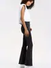 Jeans Feminino Flare Cintura V Venda Quente Direto da Fábrica Cintura Alta Elástico Controle de Barriga Moda Versátil Casual Calças Longas Novo Estilo
