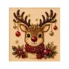 Nuevo Kit Navideño DIY de Amazon con Pintura de Perlas: Fantasma de Navidad con Borde Estampado para Manualidades