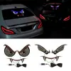 Luz Decorativa LED para Coche Ojo de Diablo Vampiro Luz de Advertencia de Expresión USB Personalizada para Ventana Trasera