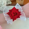 Estilo Gótico Escuro Pulseira de Renda Rosa Vermelha Cobertura de Pulso Personalizada Doce Cool Sexy Acessórios de Mão para Vestido Lolita