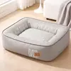 Cama para gato transfronteriza hecha de cuero, impermeable, adecuada para todas las estaciones, lavable, resistente a los arañazos, engrosada, cálida, sofá cama para mascotas de otoño e invierno