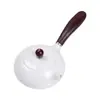 Bule de Porcelana Branca Jade Gordura de Carne Dehua Panela de Cerâmica com Alça Lateral Doméstica com Filtro Conjunto Único de Chá Kung Fu Panela Única Atacado