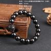 Pulsera de sándalo morado con cuentas de ébano africano, pulsera multicírculo con agujero de ébano, pulsera de 108 para hombres y mujeres, fabricantes, venta al por mayor