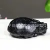 Peça de Mão Jade Verde Hotan de Xinjiang Sapo Dourado, Peça de Mão Pixiu Tigre de Material Fino, Peça de Mão Pixiu de Jade Negro, Atacado