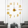 Reloj Creativo DIY de Moda Luminoso Colgante de Pared Doméstico Simple Hora Hora Hora Sin Clavos Silencioso Decorativo de Dormitorio Reloj de Pared