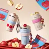 Taza Bear Corazón Serie Sentimientos Taza de Café, Taza para Beber de Doble Uso, Acero Inoxidable 316, Nueva Taza Portátil Aislada para Oficina