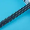 Mancha de cor 2.0 borda de dente de coroa bilateral elástico renda de fungo DIY manual faixa de cabelo acessórios de renda crescente