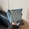 Bolso Cruzado Nuevo Casual Transfronterizo para Mujer, Bolso Pequeño Multicapa de Tela de Nylon Simple y Moderno, Bolso Cruzado para Teléfono Móvil para Viajes Diarios