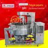 Agitação planetária automática wok aquecimento a gás multi-garra máquina de fritura raspagem borda raspagem parede molho flip wok