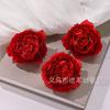Simulação de cabeça de flor de peônia estrangeira estilo nacional diy acessórios de cabelo acessórios de caixa de flor de casamento arranjo de flores de casa decoração de casamento