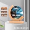 Nuevo Trofeo de Cristal Impresión 3D Material Nuevo Creativo Medalla Hecha a Medida Impresión a Color Reunión Anual Corporativa Premio de Reconocimiento Destacado