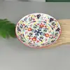 Prato de Cerâmica Boêmio, Prato Criativo de Louça Doméstica com Aparência Sofisticada, Prato de Frutas, Prato de Bife, Prato Fundo, Prato Redondo Utensílios de Mesa
