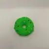 Brinquedos de vinil para cachorro direto da fábrica, rosquinhas de gergelim, resistentes à mordida, molares, explosões transfronteiriças