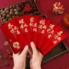 Fábrica de Sobres Rojos Casa Nueva Sello Dorado Papel Rojo Rígido Bolsa de Sobre Rojo para Casa Nueva y Mudanza, Especial para Regalar