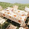 Toalha de mesa para piquenique ao ar livre, à prova d'água, à prova de óleo, protetor solar, tenda, cobertura de mesa, pano para acampamento, atmosfera de acampamento, toalha de mesa