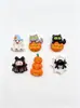Halloween Fantasma Abóbora Gato DIY Cola Creme Grampo de Cabelo Feito à Mão Ímã de Geladeira Capa de Celular Acessórios de Resina Decoração