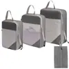 Bolsa de Armazenamento de Viagem com Compressão Selecionada Cuidadosamente Conjunto de 8 Peças Bolsa de Armazenamento Separada com Cordão de Rede Bolsa Organizadora para Bagagem Maquiagem Artigos de Higiene