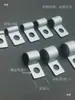 Abrazadera de Tubo Galvanizada de un Solo Lado Clip de Fijación de Cables Placa de Presión en Forma de P Soporte para Instrumentos Abrazadera para Tubería de Aceite Abrazadera de Montaje en Pistola Negra