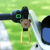Gancho para Vehículo Eléctrico, Gancho Metálico Frontal para Motocicleta Bicicleta, Gancho para Casco de Entrega, Gancho para Manillar de Patinete Eléctrico