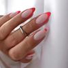 Unhas Vestíveis Transfronteiriças de Comércio Exterior, Adesivos de Unha de Aranha Preta Doce e Descolada Personalizados, Peças de Manicure Vestíveis, 24 Peças de Unhas Prontas