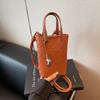 Bolso de Mano de Alta Gama para Mujer 2026 Nueva Moda Bolso Cubo Tejido Bolso de Hombro Único Cruzado de Verano