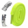 Hebilla de Cordón Elástico Perezoso de 8 mm Sin Atar Cordón de Zapato Elástico de 8 mm de Ancho para Hombres y Niños Sujetador Sin Atar