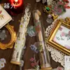 Pacote de Adesivos Crepúsculo Série Caderno de Flores Decoração Base Retro de Plantas DIY Europeu Colagem Flores
