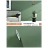 Fondo de Pared Color Aguacate Celebrante Cibernético 2025 Papel Tapiz Impermeable Autoadhesivo Verde Retro Papel Tapiz para Dormitorio Sala de Estar Baño