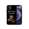 Adecuado para iPhone 17, No toques mi teléfono, Funda divertida para teléfono X