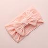 El Mejor Sombrero para Niños de Europa y América, Diadema Ancha Nudada para Bebé, Diadema de Jacquard de Nylon con Lazo para Niña, 33 Colores