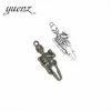 YuenZ Accesorios para joyería DIY colgante de calavera aleación retro colgante pequeño popular caliente europeo y americano F8