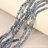 Cuentas de Cubo de Azúcar de Cristal de Vidrio Chapado en Color de 6 mm Hechas a Mano DIY Accesorios Decorativos con Cuentas Pulsera Collar Materiales para Ropa de Venta Caliente