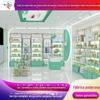 Armário de exposição de cosméticos de moda, produtos de salão de beleza, recipiente de pintura, prateleira criativa, maquiagem, produtos de cuidados da pele, armário de exibição