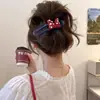 Grampo de Cabelo Bico de Pato com Laço de Botão para Mulheres, Presilha Grande de Uma Linha de Alta Qualidade para a Parte de Trás da Cabeça com Grande Volume de Cabelo, Grampo de Cabelo Acessório de Cabeça