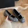 Sapatos Mary Jane com salto embutido e laço, versão em lã, femininos, inverno, novo, fivela única, forrados com lã e pelúcia, sapatos peludos