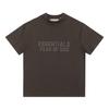 FEAR OF GOD FOG High Street American ESSENTIALS cartas soltas casuais homens e mulheres casal camiseta de manga curta
