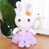 Vestido Doce Boneca Coelho Menina Boneca Infantil Boneca de Pano Almofada de Cama Brinquedo de Pelúcia Presente de Aniversário