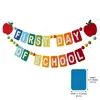 Oferta Especial para Escolas Transfronteiriças Início Festa Infantil Bandeira de Feltro Maçã Bandeira de Puxar Decoração de Sala de Aula Tirar Fotos OEM Dropshipping