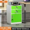 Mesita de noche, gabinete de acero, gabinete bajo para la oficina, gabinete de almacenamiento con cajones, gabinete pequeño para debajo del escritorio, gabinete multifuncional, gabinete metálico con cerradura