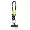 Cuerda para Teléfono Móvil de Corazón de Color Contrastante Colgante para Teléfono Móvil Anticaída Combinación de Colores Cuerda Personalizada con Cordón para Tetera con Colgante para Bolsa
