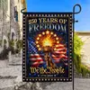 Amazon Transfronteiriça 2026 Dia da Independência Americana 250º Aniversário Bandeira de Jardim Novo Estilo Bandeira de Decoração de Quintal Personalização