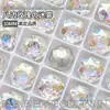 Diamantes para Manicura de Corte Rosa Octogonal, Brillantes Multifacéticos Rose Millennium K9 Vidrio de Alta Calidad Base Puntiaguda Joyería Especial para Manicura