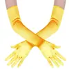 Guantes Negros de Fiesta de los Años 20 estilo Gatsby para Mujer, Guantes para Fiesta de Graduación, Guantes Largos de Spandex para Vestido de Novia en Stock